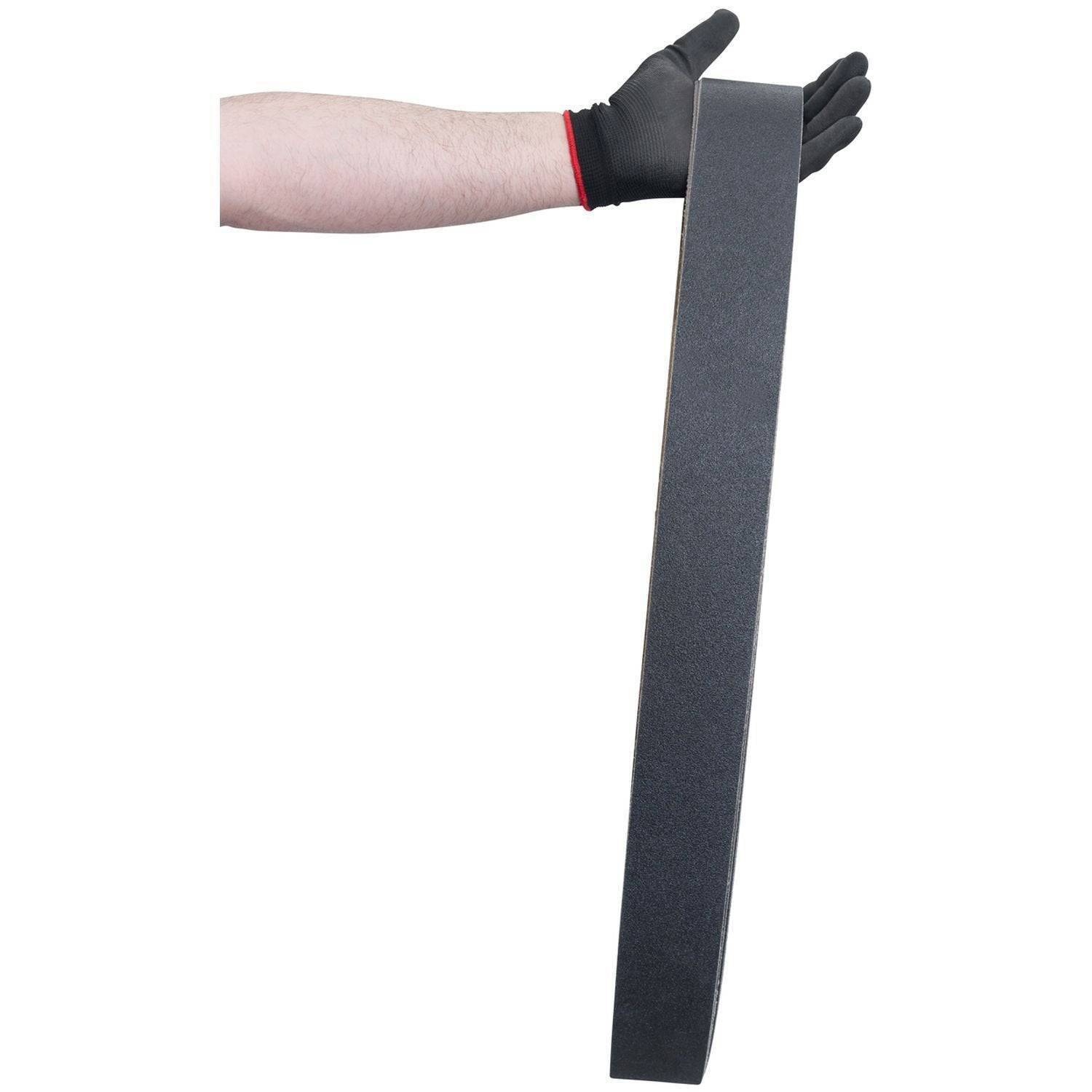 Industrial Silicon Carbide Sanding Belt 2″ x 72″ 24-1000 Grit Sandpaper 6 Pack