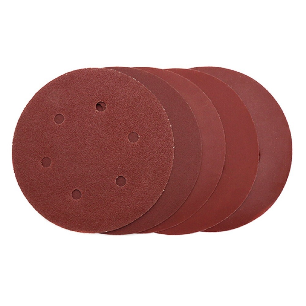 125mm 5 Inch Sanding Disc 6 Hole Sandpaper 40-800 Grit Orbital Sander Polish Pad