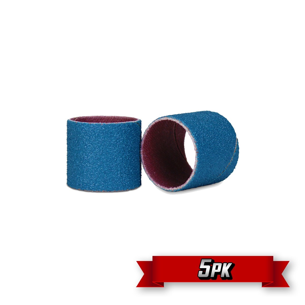 Precision Abrasives Spiral Band, 1-1/2″ x 1-1/2″, 50 Grit, Zirconia {5pk}