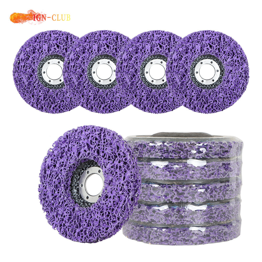10PCS 4-1/2″ x 7/8″ Strip Discs Stripping Wheel For Angle Grinders Paint Removal
