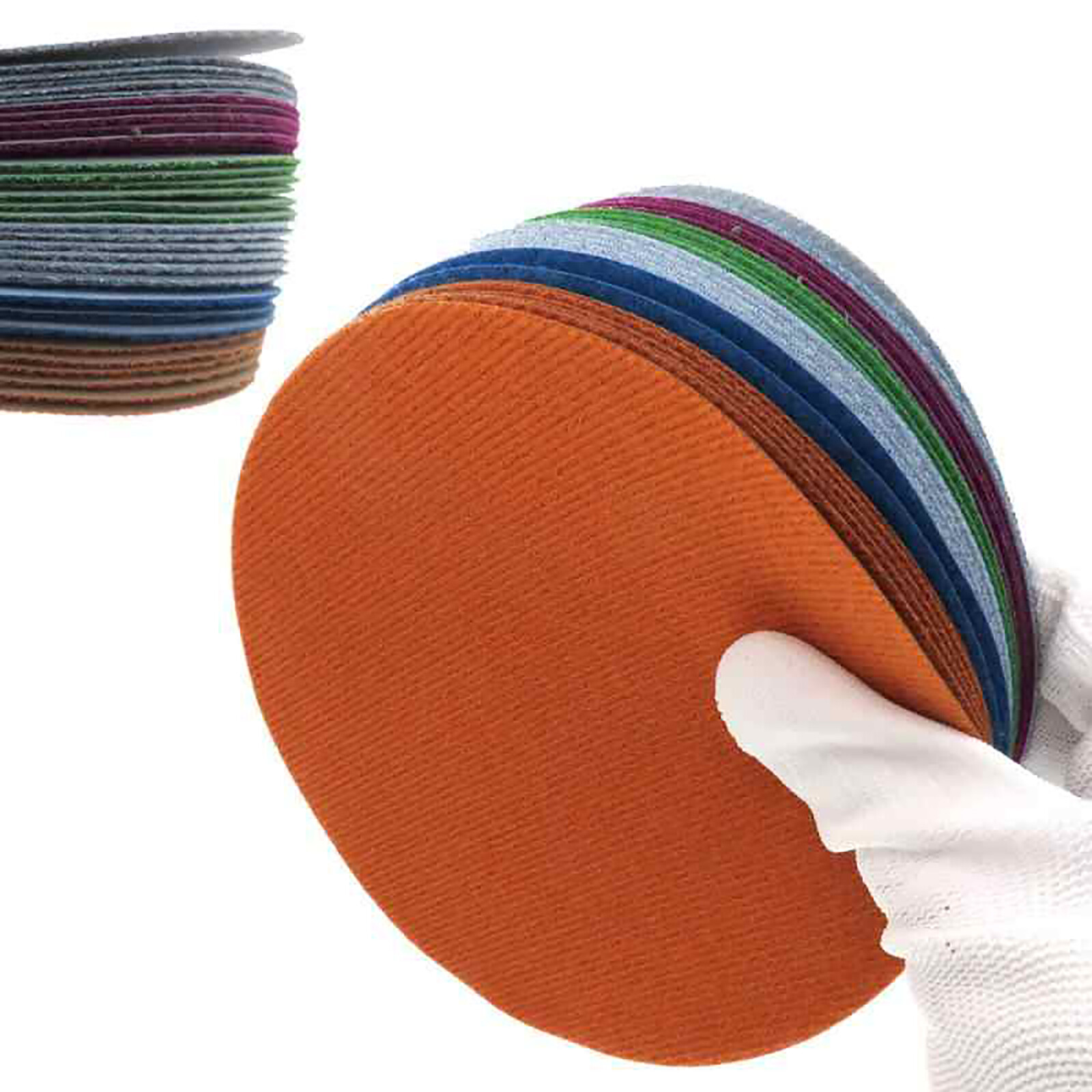 1″ – 8″ Round Sanding Discs 800-10000 Grit Wet Dry Flocking Sandpaper Sander Pad