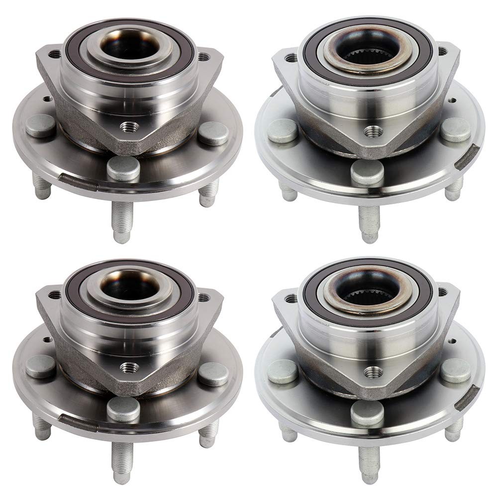 513282-P 4PC Front&Rear Wheel Hub Bearing for 2010-2015 Camaro 3.6L 6.2L