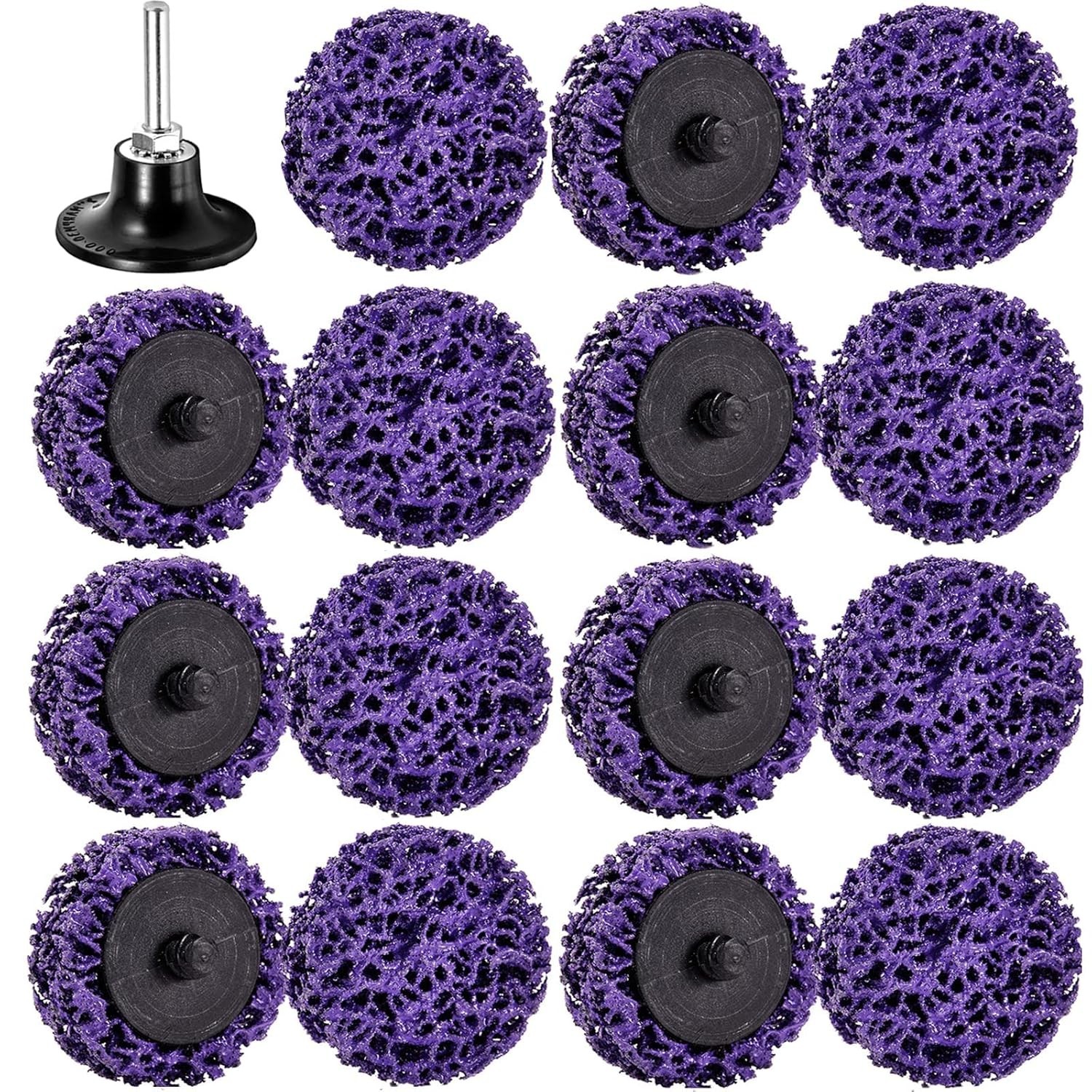 16 Pack 2″ Strip Discs Quick Change Disc Stripping Wheel For Drill Paint Remover