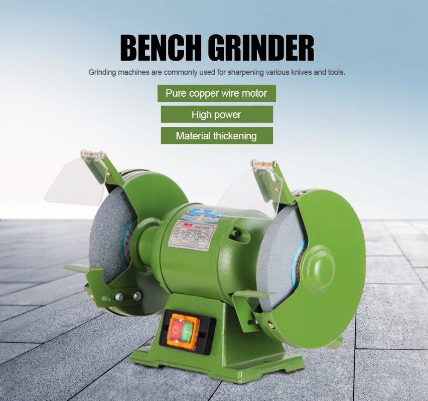 Benchtop Dust Extraction Sander Industrial-Grade Heavy-Duty Tool Grinder