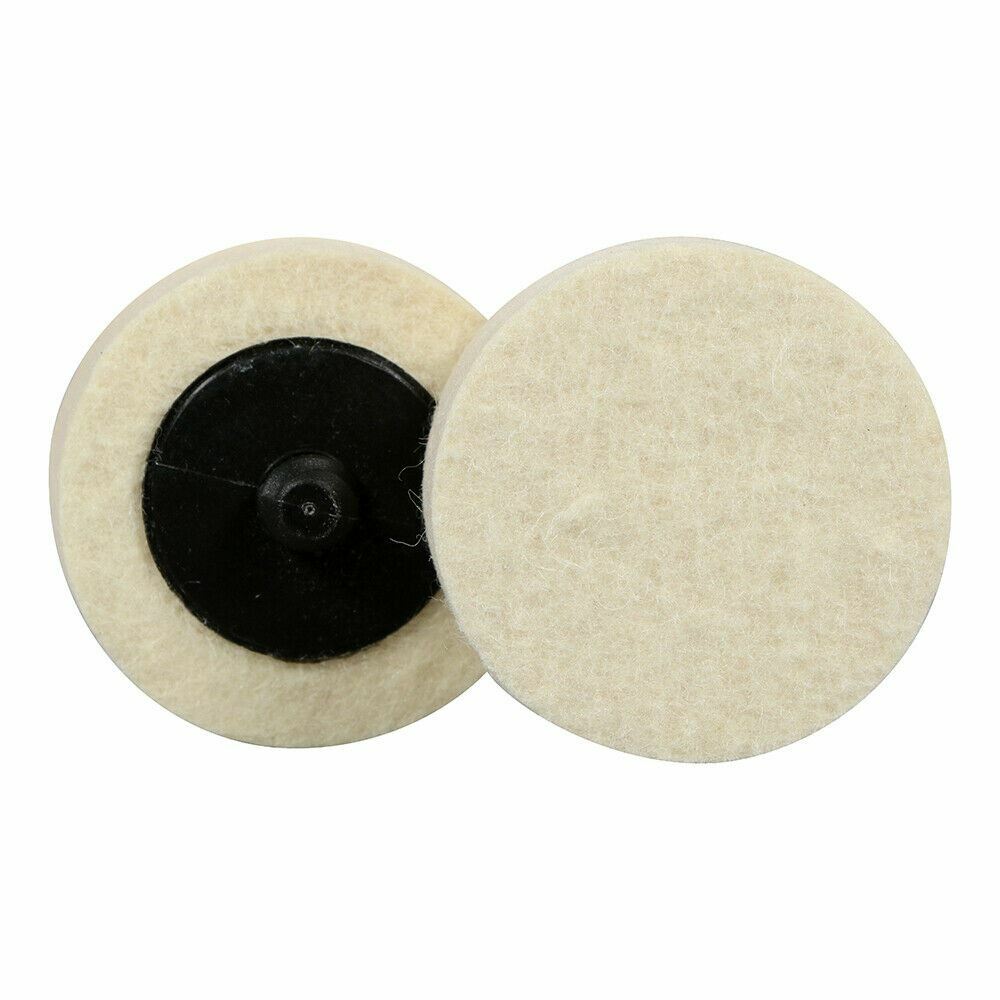 10 Pack – 2″ BHA Polish Plus Quick Change Felt Buffing Discs Roloc Type R