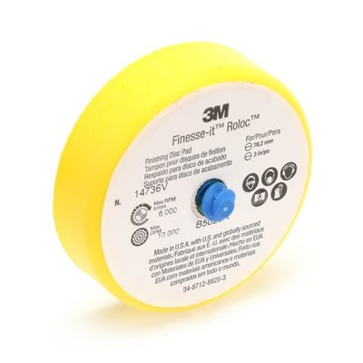 3M Finesse-it Roloc Finishing Disc Pad 14736V, 3 in Firm, 12 per case