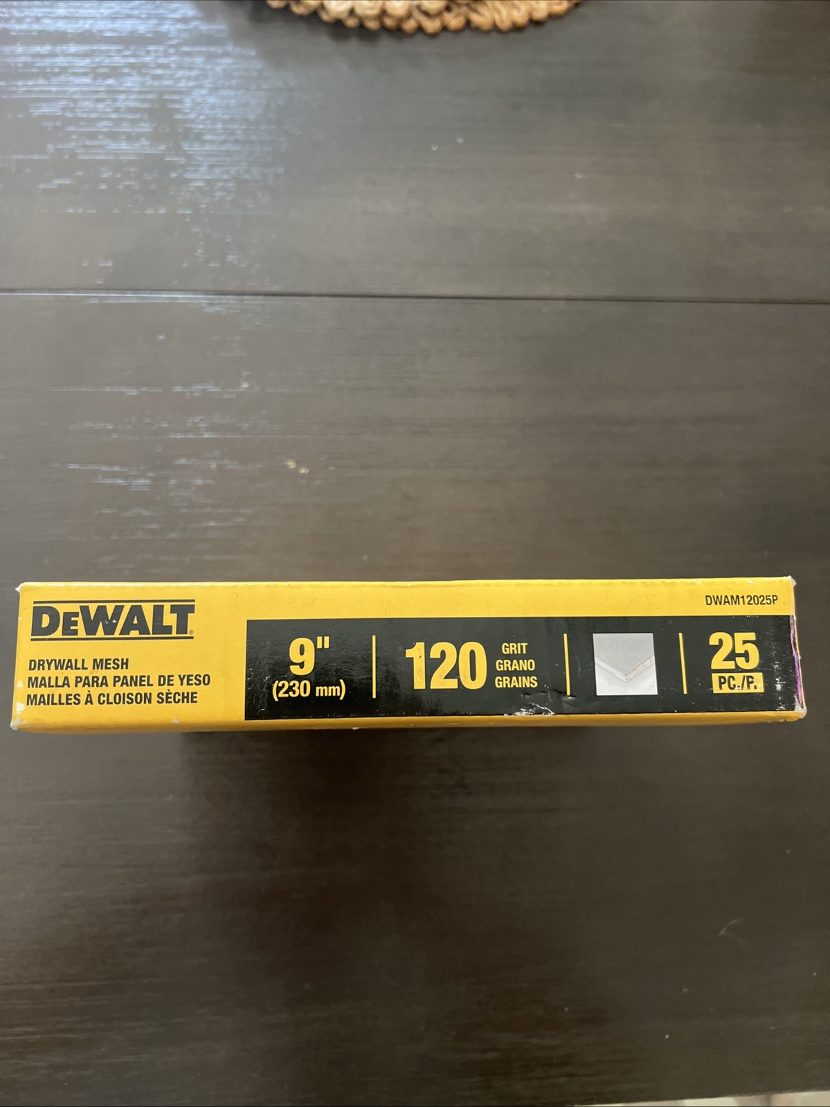 Dewalt 9in Sanding Mesh 120 Grit, 25Pk