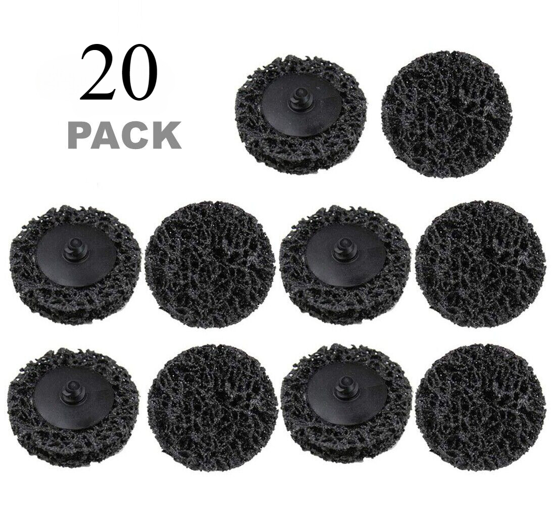 SATC 20PCS Roll Lock Grinder Stripping Sanding Discs Paint Rust Removal Wheels