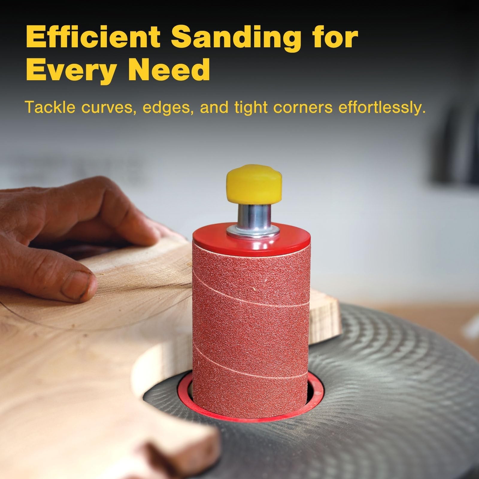Sanding Sleeves for Oscillating Spindle Sander, Aluminum Oxide, 6-Pack (3, 3,…