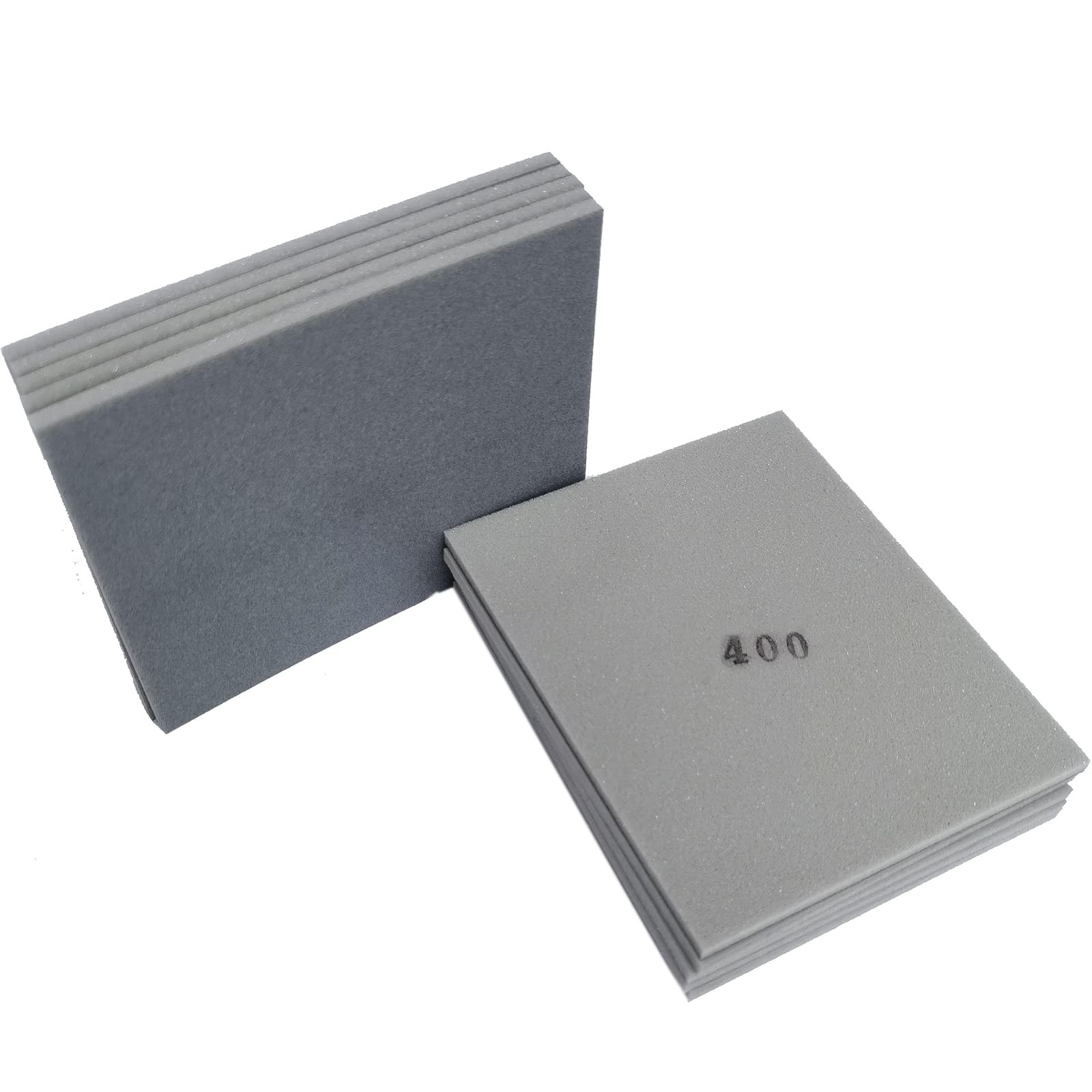 10 PCS 400 Grit 4.5 x 5.5 Inch Sanding Sponge Set, Wet or Dry Hand Sanding Sp…