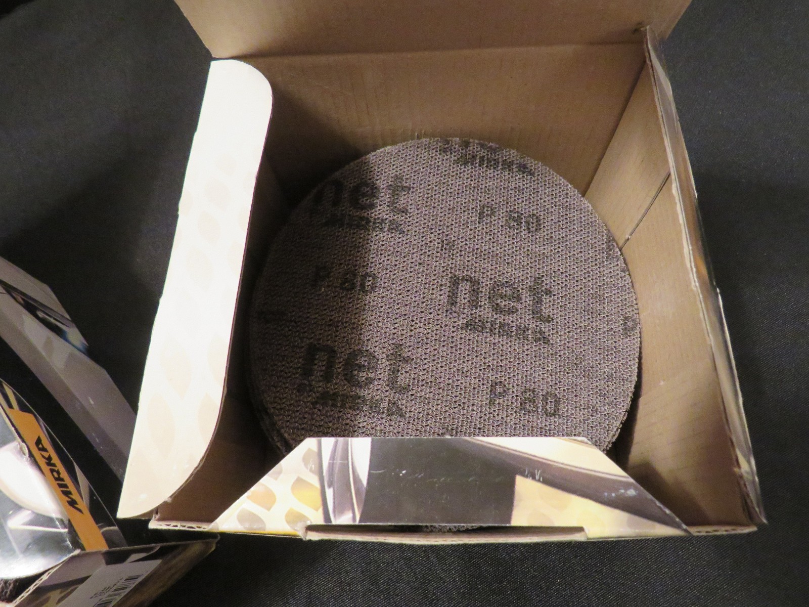 3 5″ Sanding Mesh Discs 30 P80, 40 Pc P120,45 Pc P240 Paint Dust Extraction