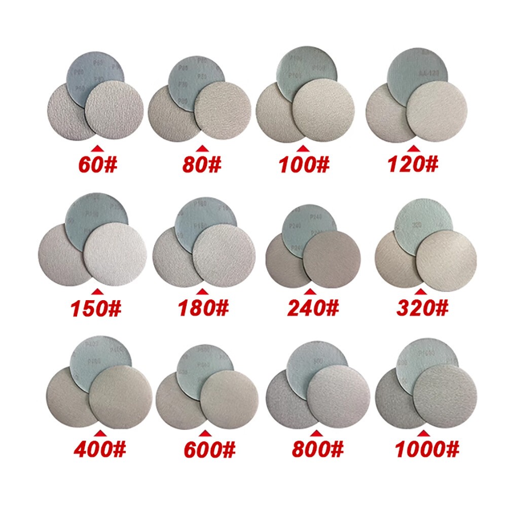 50mm Dry Sanding Discs 2″ Hook And Loop Abrasive Sandpaper Pads 60#-1200# Grit