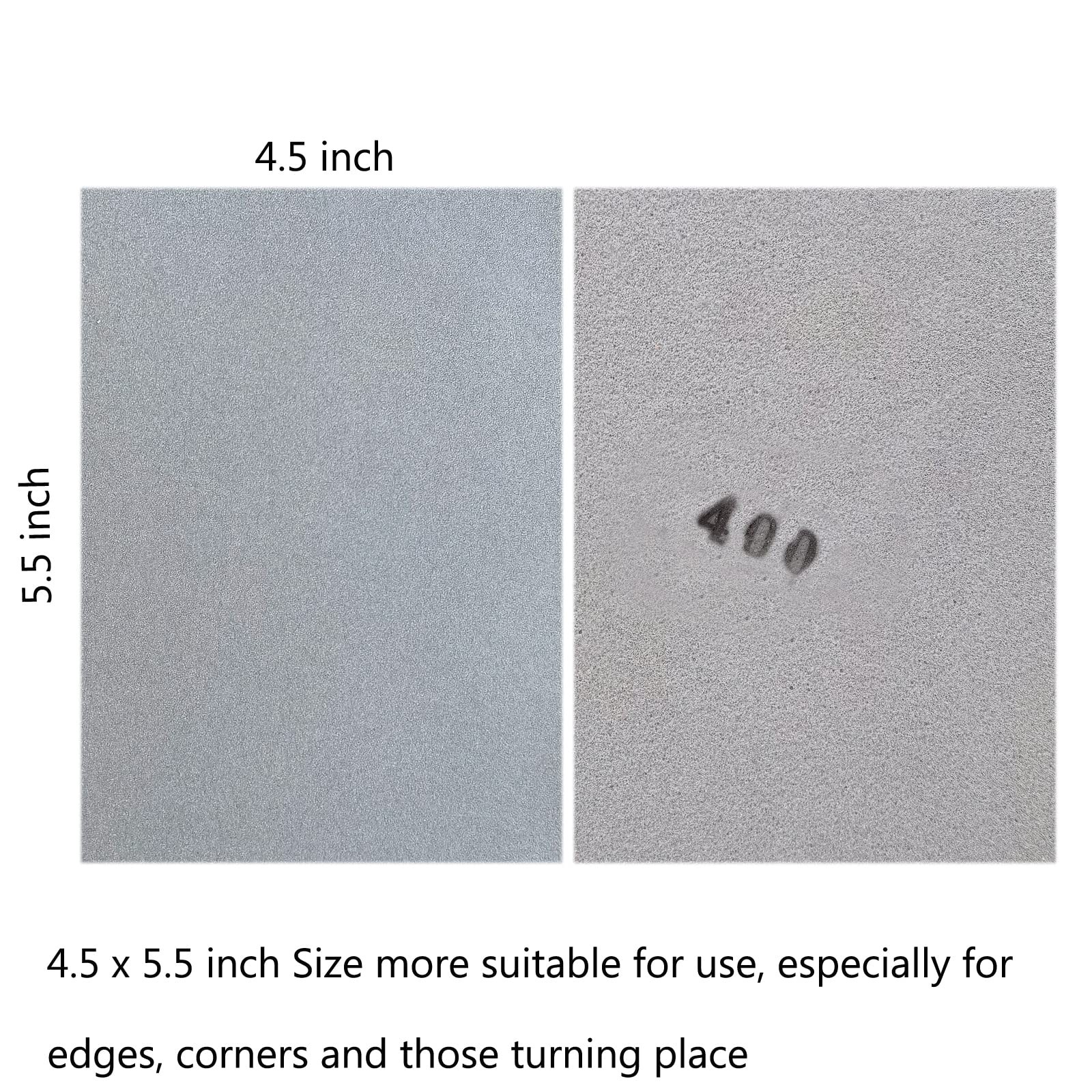 10 PCS 400 Grit 4.5 x 5.5 Inch Sanding Sponge Set, Wet or Dry Hand Sanding Sp…