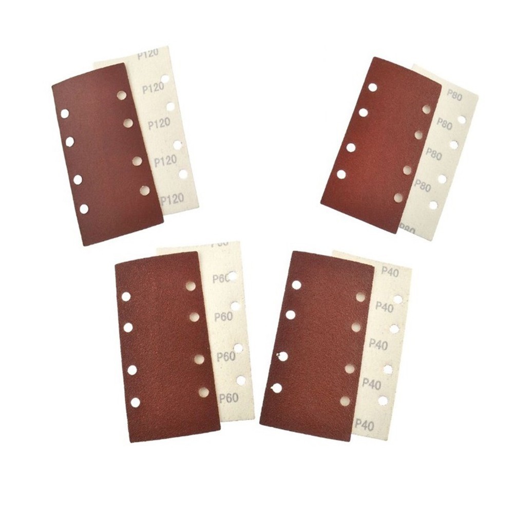 Premium Sandpaper Set for Wood Polishing 20pcs 93x185mm Multiple Grits