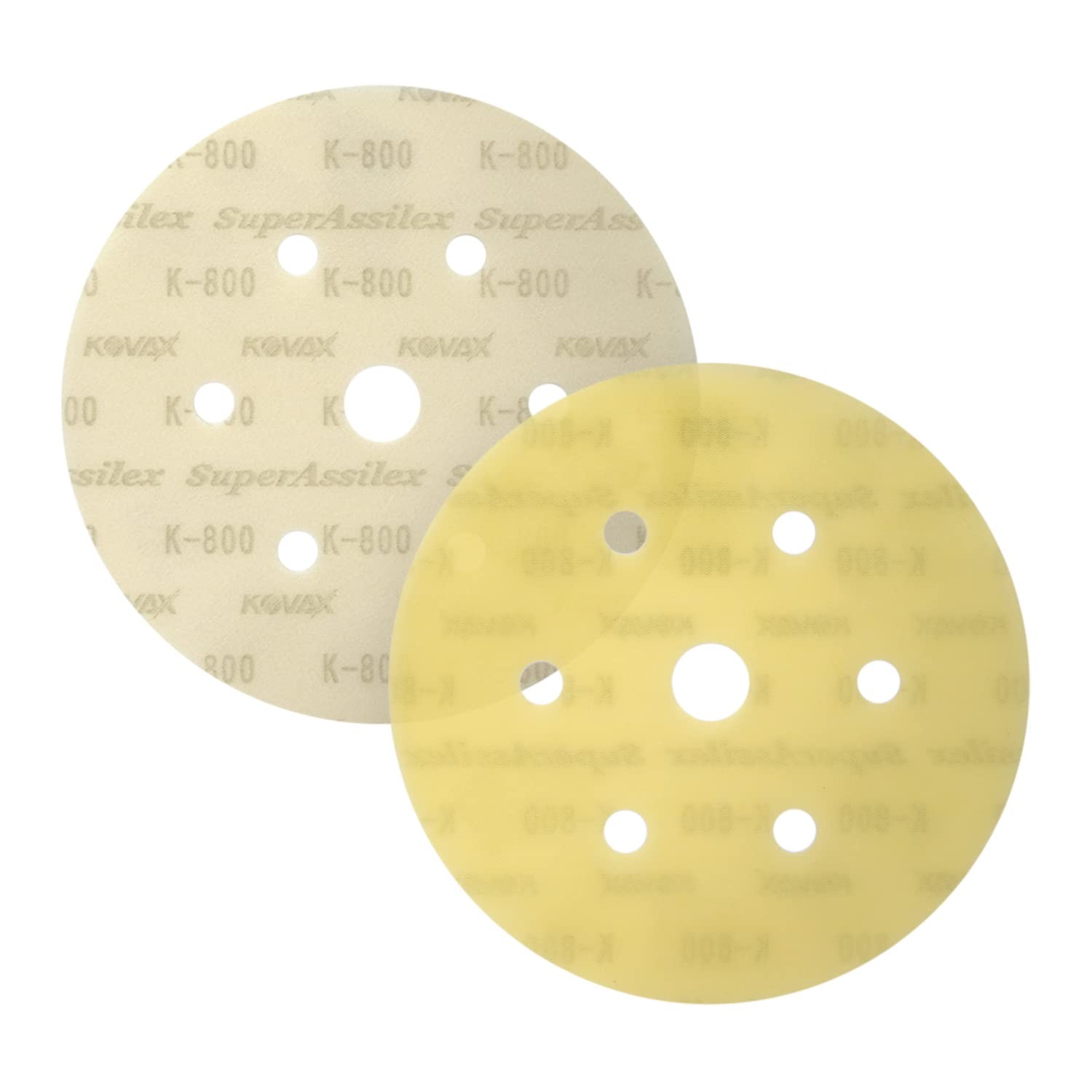 Super Assilex Flexible 6 inch Sanding Discs JOB-PAK, 6″ – 7 Holes, Assorted