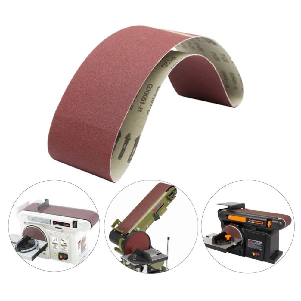 4 Inch x 36 Sanding Belts, 60/80/120/240/320 Grits, Belt Sander 4″x36″