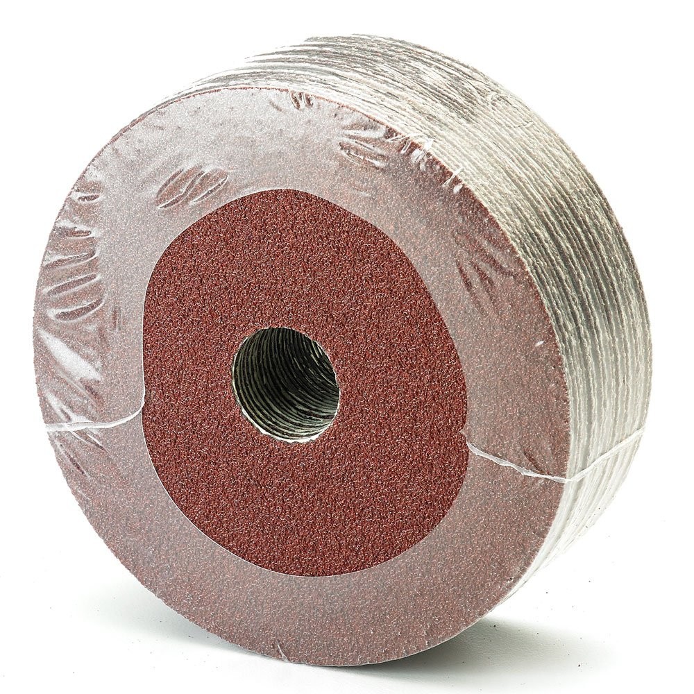 25 PCS 301060 41/2×7/8 Inch Aluminum Oxide Resin Fiber Discs 60 Grit Sand Pad
