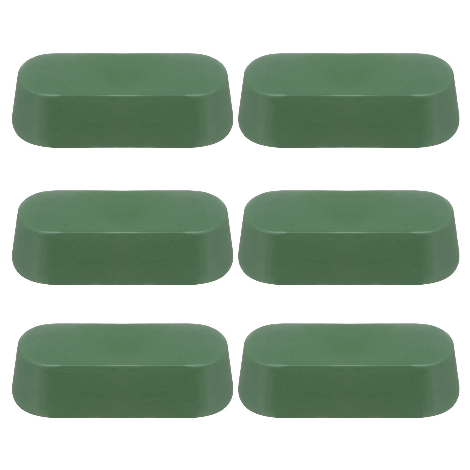 6pcs Metal Polishing Compound Bars, 1oz, Green