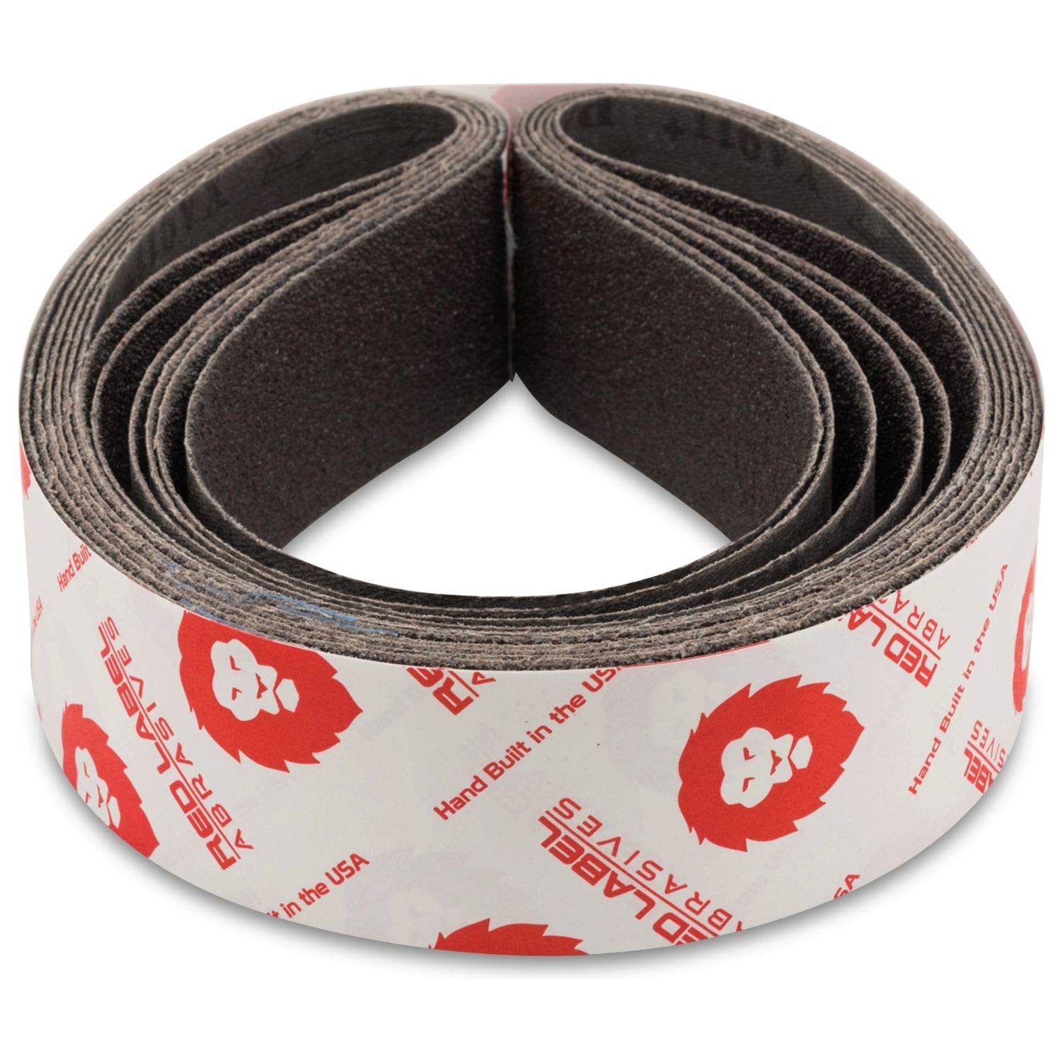 Red Label Abrasives 2 X 48 Inch 80 Grit Aluminum Oxide Metal Sanding 80