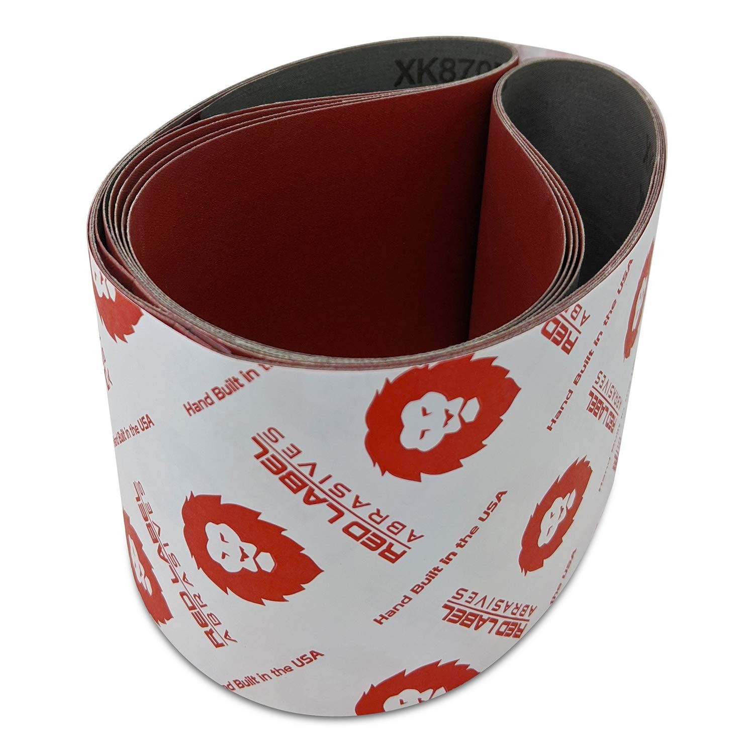 Red Label Abrasives 6 X 48 Inch 80 Grit EdgeCore Metal Grinding 80