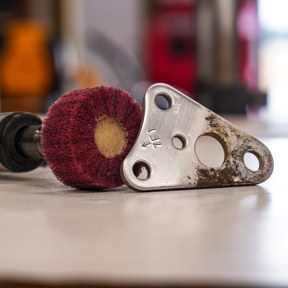 Pryme 2″ Cleaning Wheel | Abrasive Polishing Buffing Die Grinder Drill 400 Grit