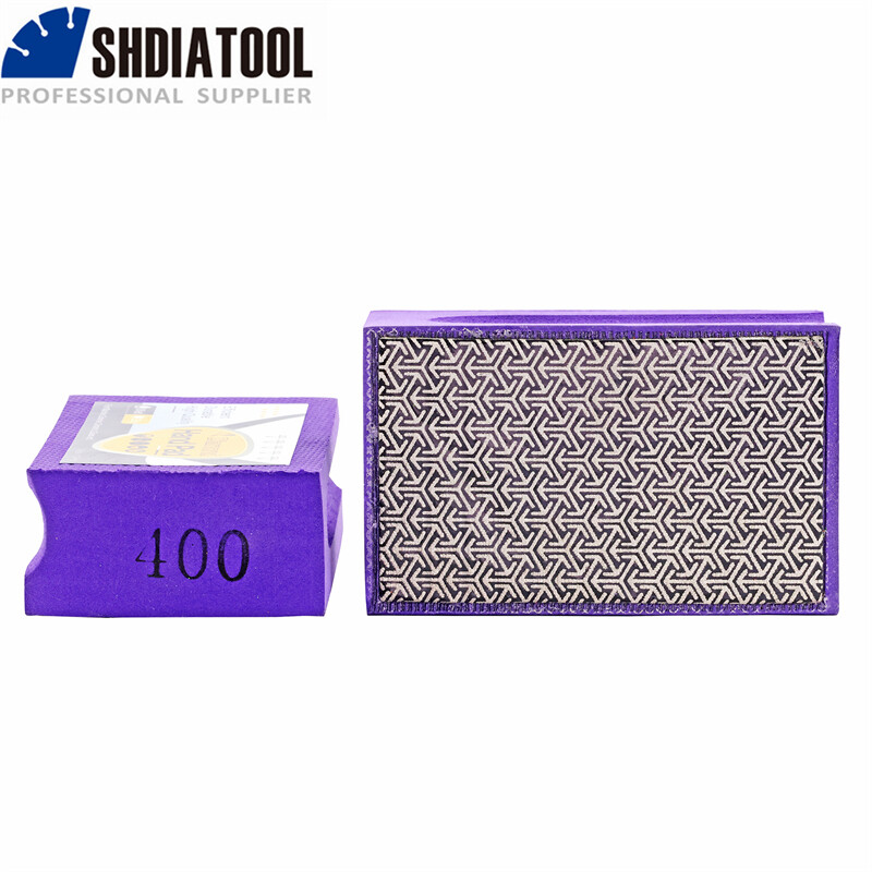 Diamond Electroplated Resin Hand Polishing Pad for Tile Stone 7pcs/set #60-#3000