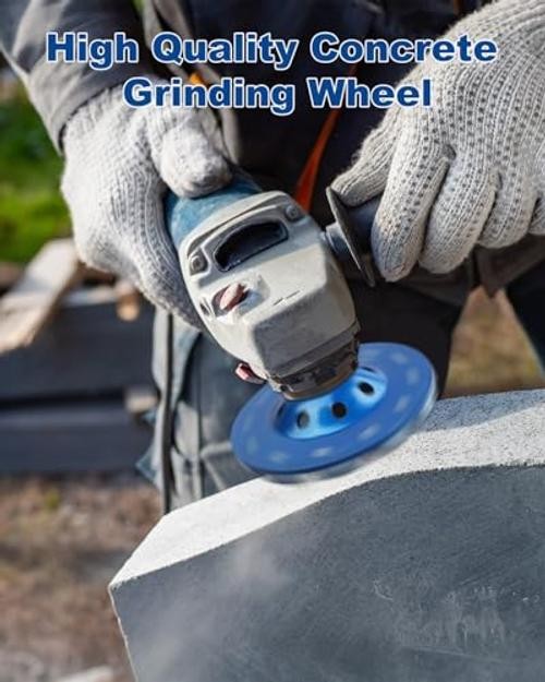 4 1/2 inch Diamond Concrete Grinding Wheel, 12-Segment | 1.0 Segment Turbo