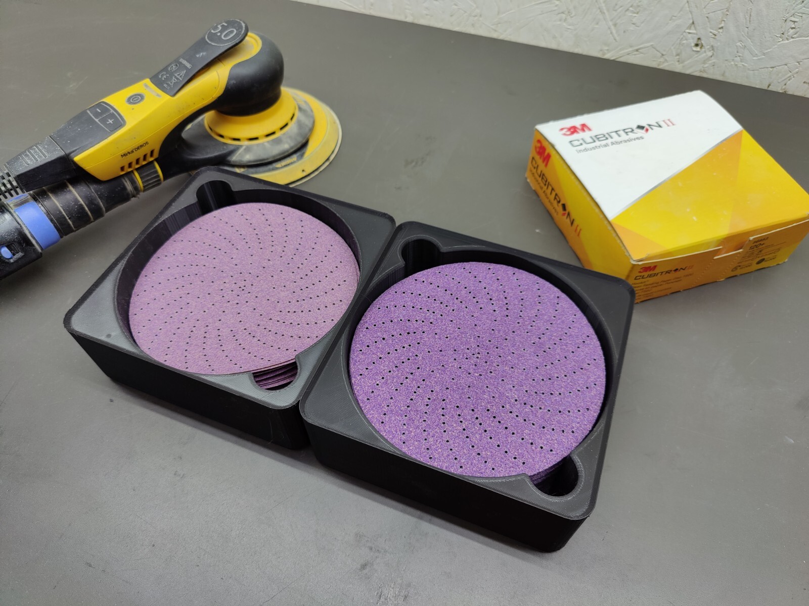 Orbital Sandpaper Holder, 6″ (150mm)