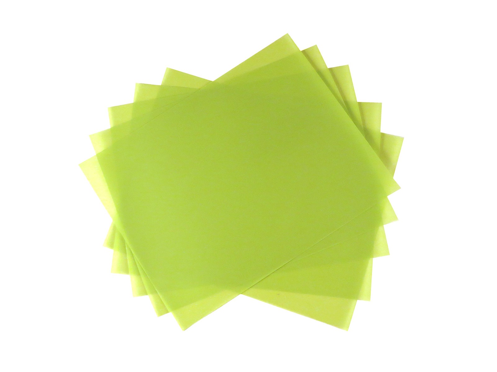 5 Sheet Bundle 1 Micron (14,000 Grit) PSA Lapping 8.5″ x 11″, Light Green