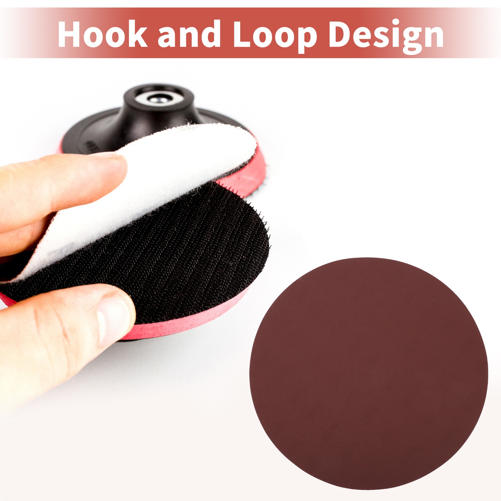 12 Inch Sanding Discs Round Hook and Loop Sandpaper 180 Grits – 10 PCS