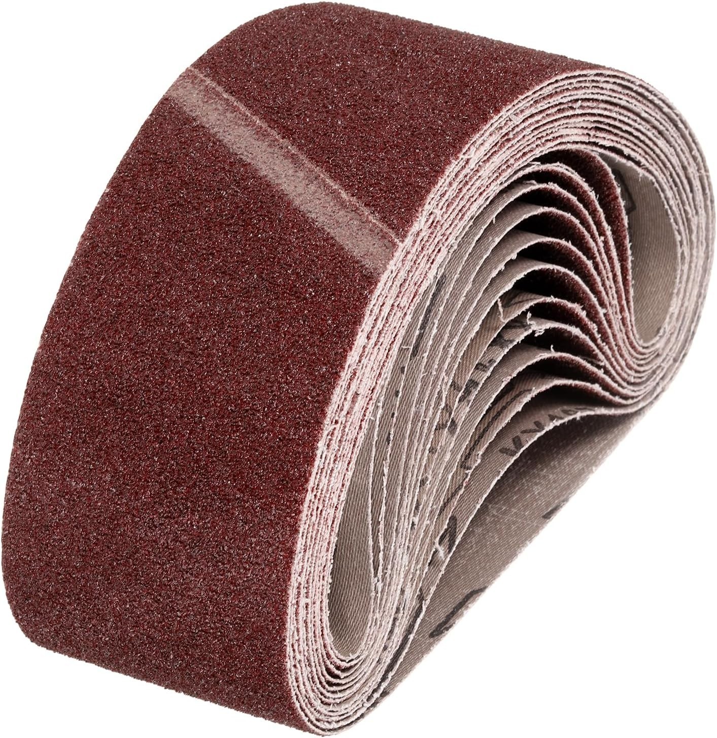 12 Pack of 3×18 Sanding Belts – 40 Grit Aluminum Oxide for Pro Results