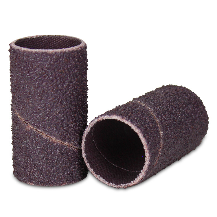 2″ x 1-1/2″ Aluminum Oxide Spiral Bands, No Lap Sanding Sleeves – 50 Pack