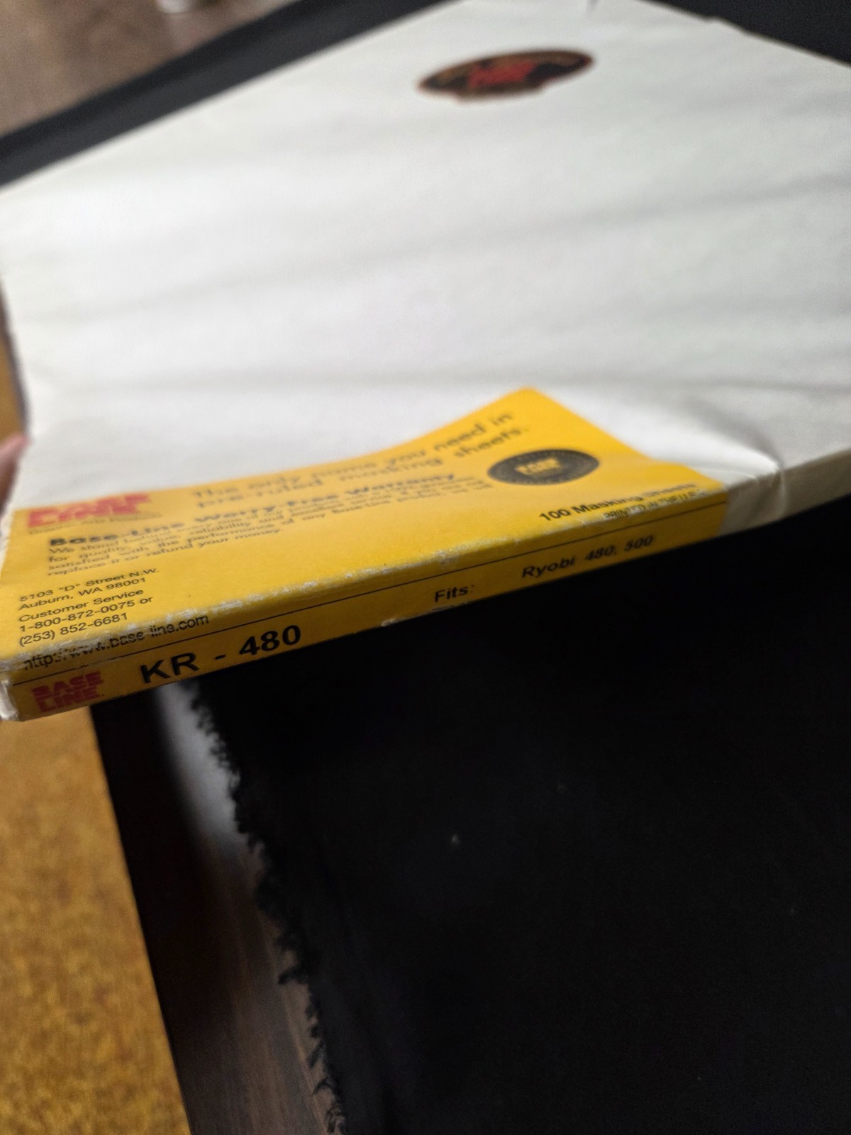 Ryobi 480, 500 Masking Sheets, Package of 100 KR480