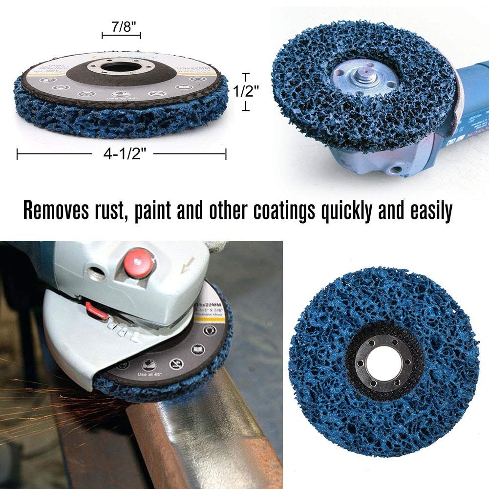 Assorted Grit Flap Discs Pack (40-120) for Angle Grinders – 11 Disc Ultimate Set