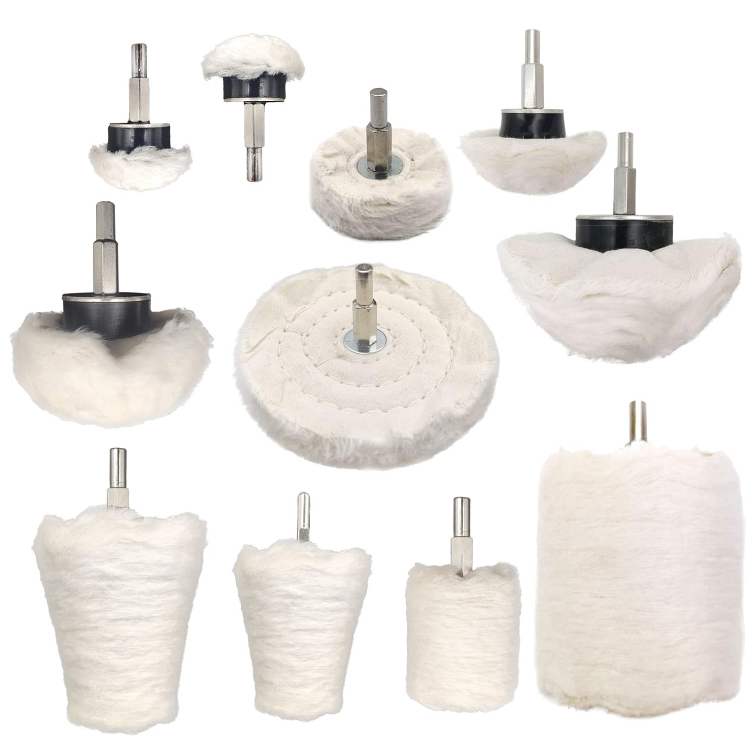 Cotton Buffing Wheel for Metal & Plastic Polishing