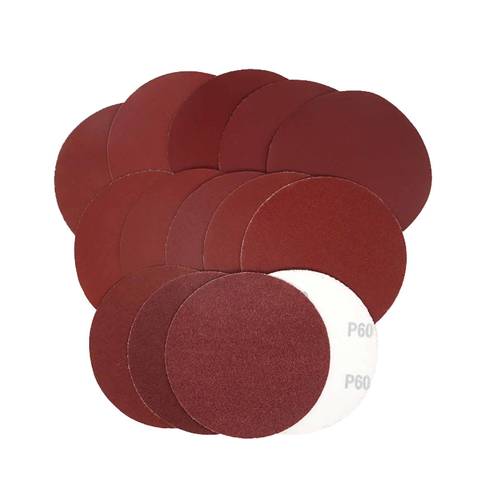 Hook & Loop 125mm 5 inch 5″ Sanding Disc Orbital Plain Pad 40 Grit – 2000 Grit