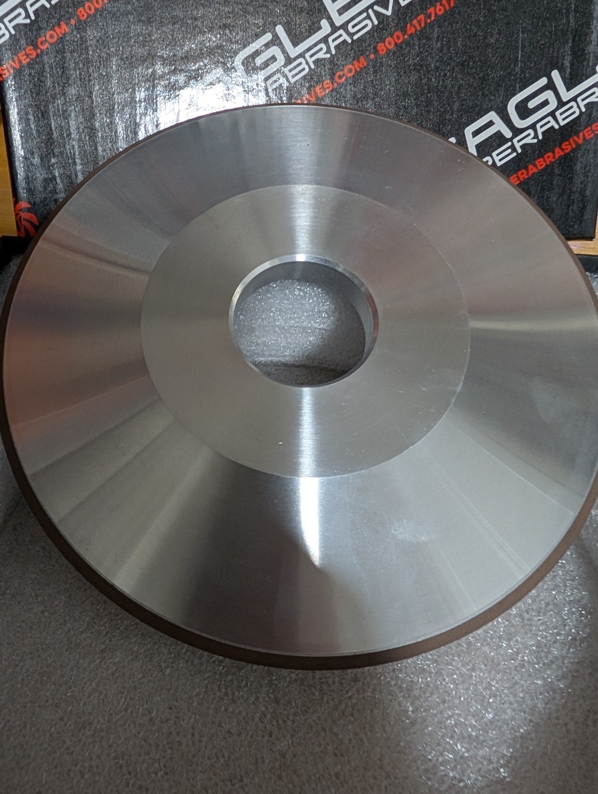 Eagle Superabrasives Diamond Grinding Wheel 12V2 150mm x 12mm x 32mm D600 C125
