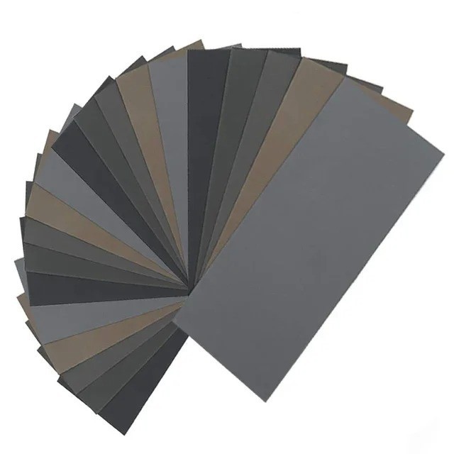 Wet Dry Sandpaper Assorted Grit 1000-7000 Automotive Wood Metal Polishing 20pc