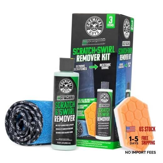 Insynchro Scratch & Swirl Remover (8 oz) – Kit with 8 Fl Oz + Pad & Towel Kit