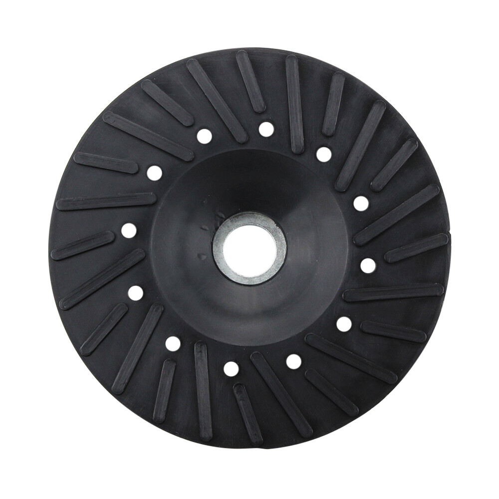 10 Pack- 5″ x 5/8″-11 Resin Fiber Disc Backing Pad w/ Lock Nut for Angle Grinder