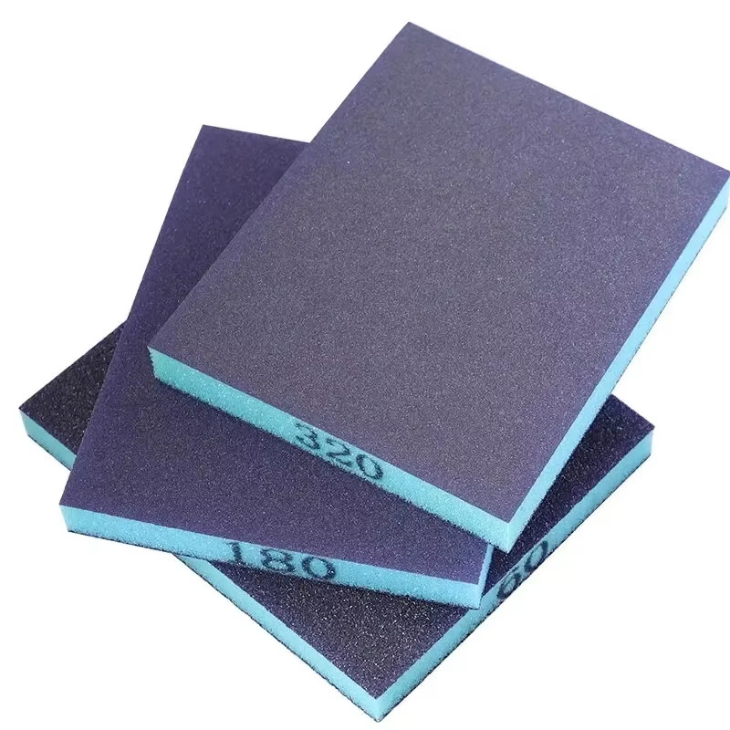6PCS Sanding Sponge 60-320 Grit Washable and Reusable Wet Dry Sanding Blocks for