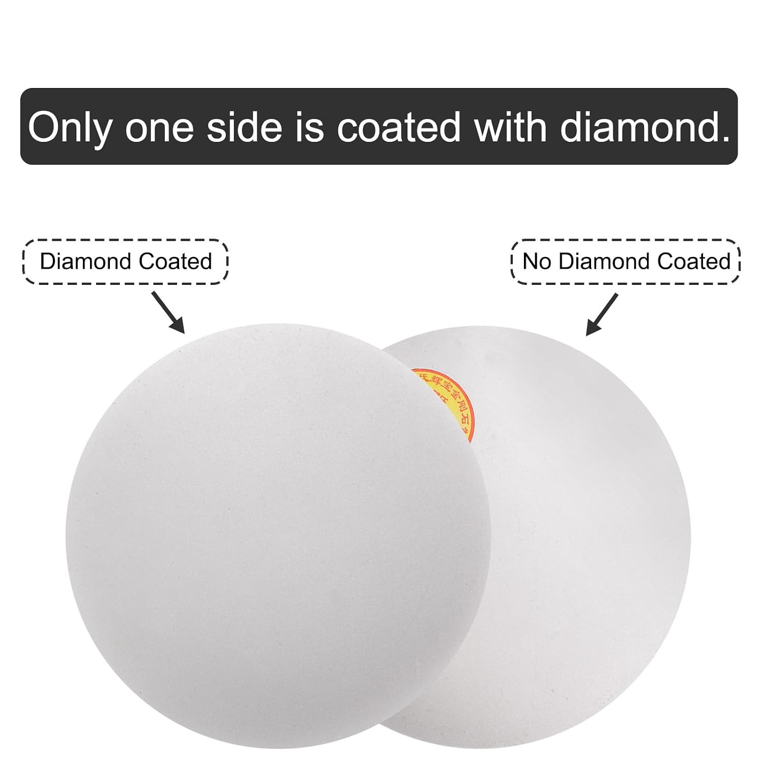 Diamond Sanding Grinding Disc, 8-Inch (200mm) Grit 800 No Center Hole, Flat Lap