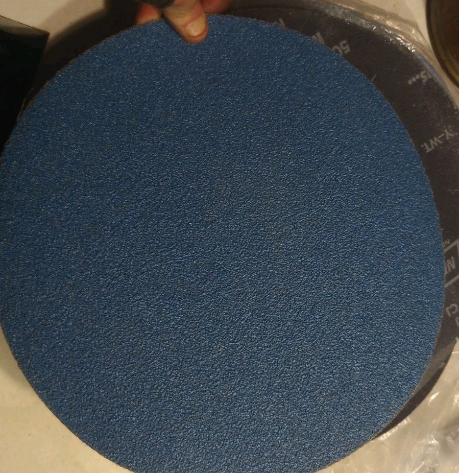 1x Norton NorZon 12″ 36 Grit Abrasive Sticky Backed Sanding/ Grinding Disc 12in