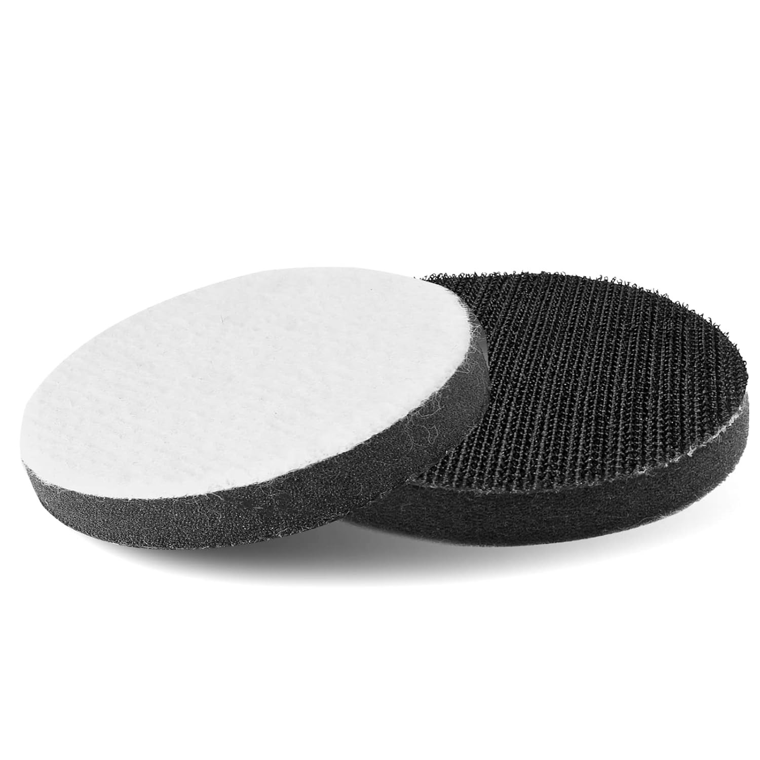 3 Inch (75mm) Hook and Loop Soft Foam Buffering Pad for 3″ Sanding Pad, 5 Pack