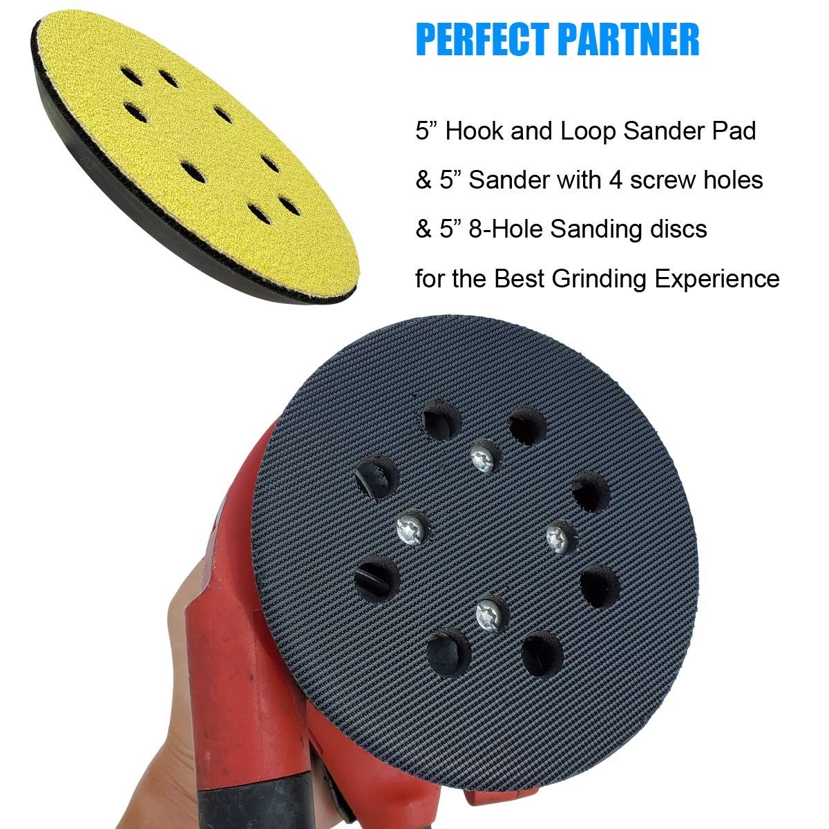5 Hook & Loop Replacement Sander Pad for Craftsman 315 Random Orbit Sander