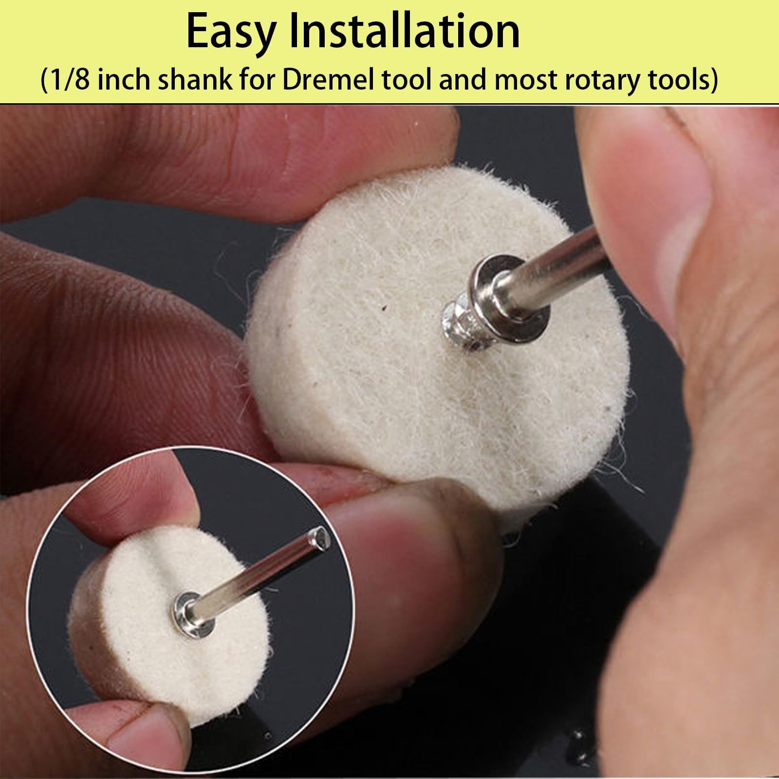 246PCS Polishing Buffing Wheel Polishing Kit for Dremel, Felt Wool Pad Set wi…