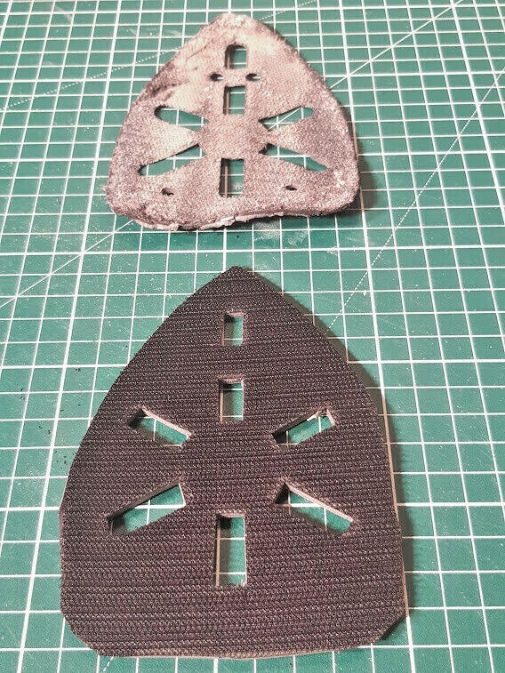 6 x Replacement hook pads for detail sanders, 3mm foam backing, self adhesive