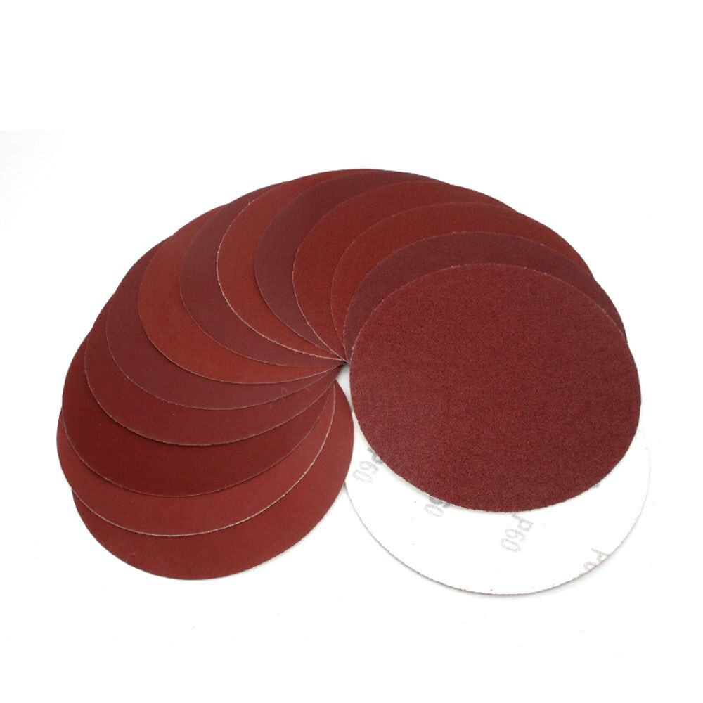 Red Hook and Loop Sanding Disc Pad 40-2000 Grit Orbital Sandpaper 3 4 5 6 7 inch