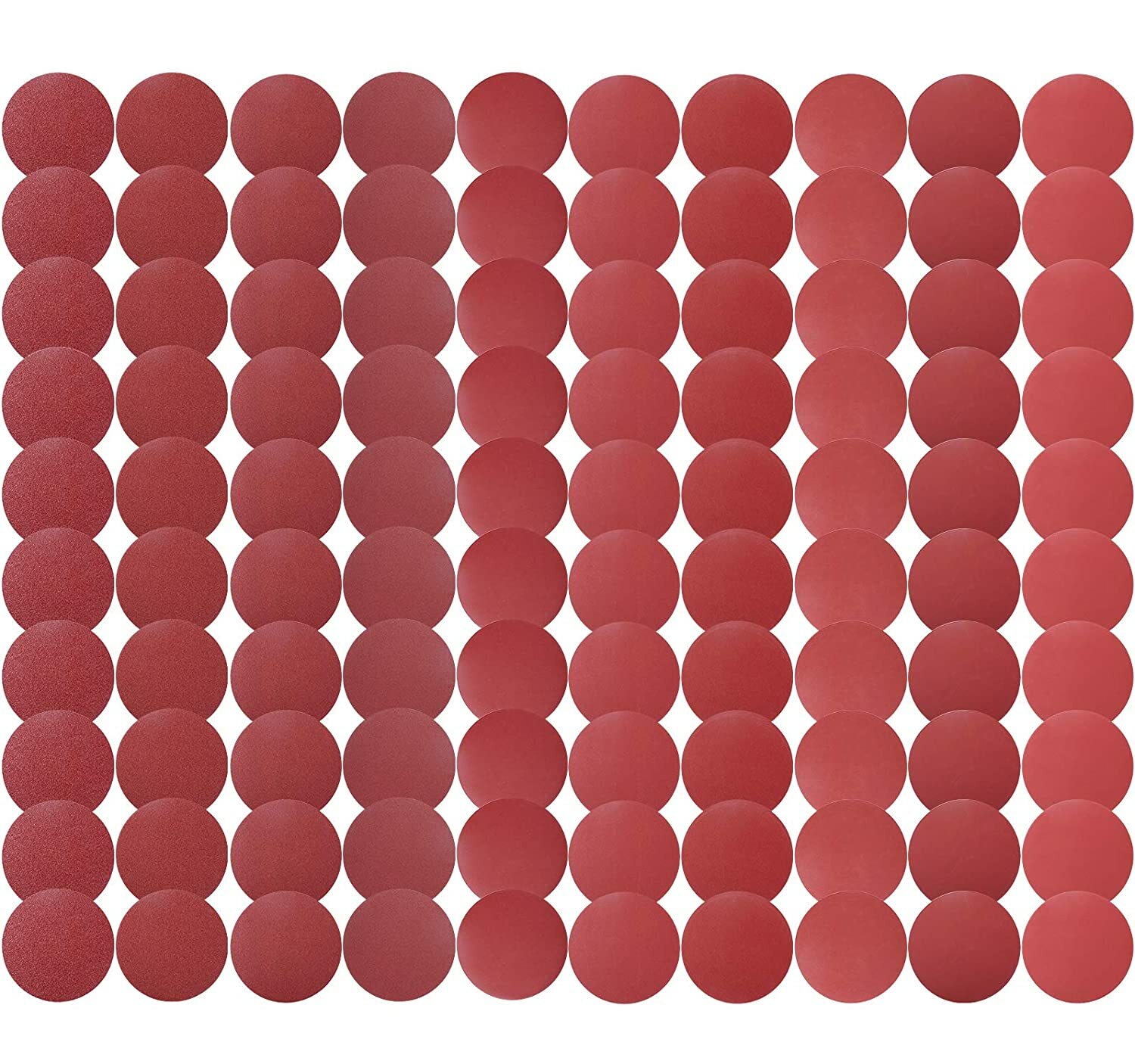 200PCS 6in/150MM Hook Loop Aluminum Oxide Resin Over Resin Sanding Discs 80Grit