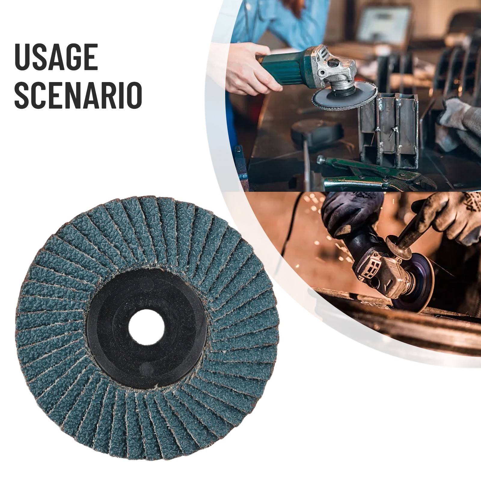 Flat Flap Disc 75mm 3inch Zirconium Corundum for Carbon Steel Alloy Steel Work